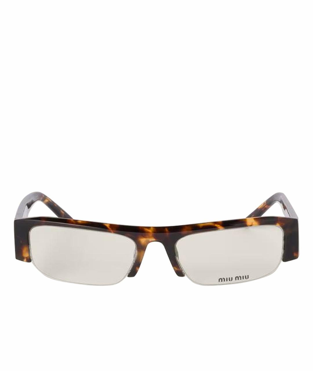 MIU MIU Коричневые солнцезащитные очки, фото 1