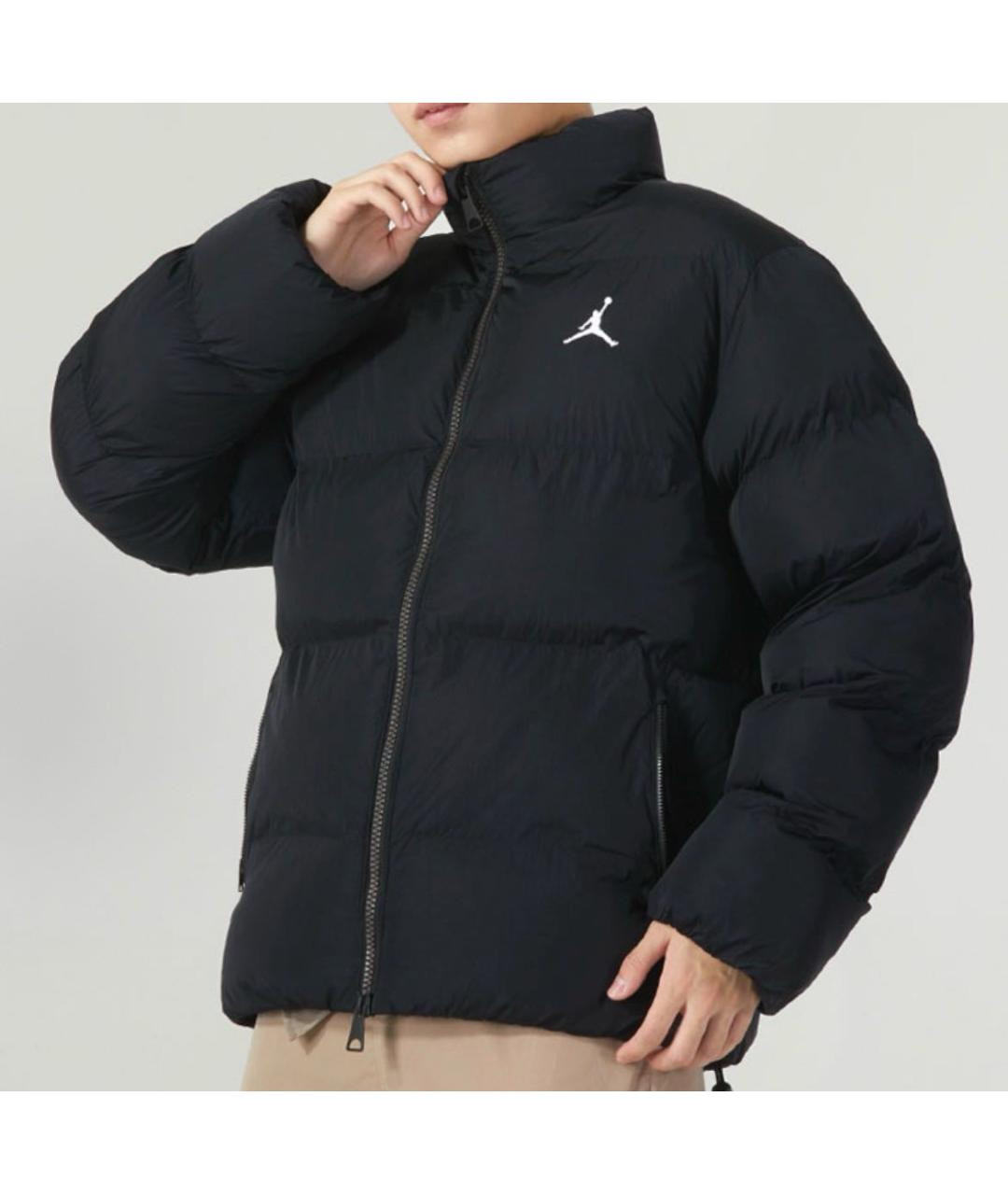 JORDAN Черный пуховик, фото 3