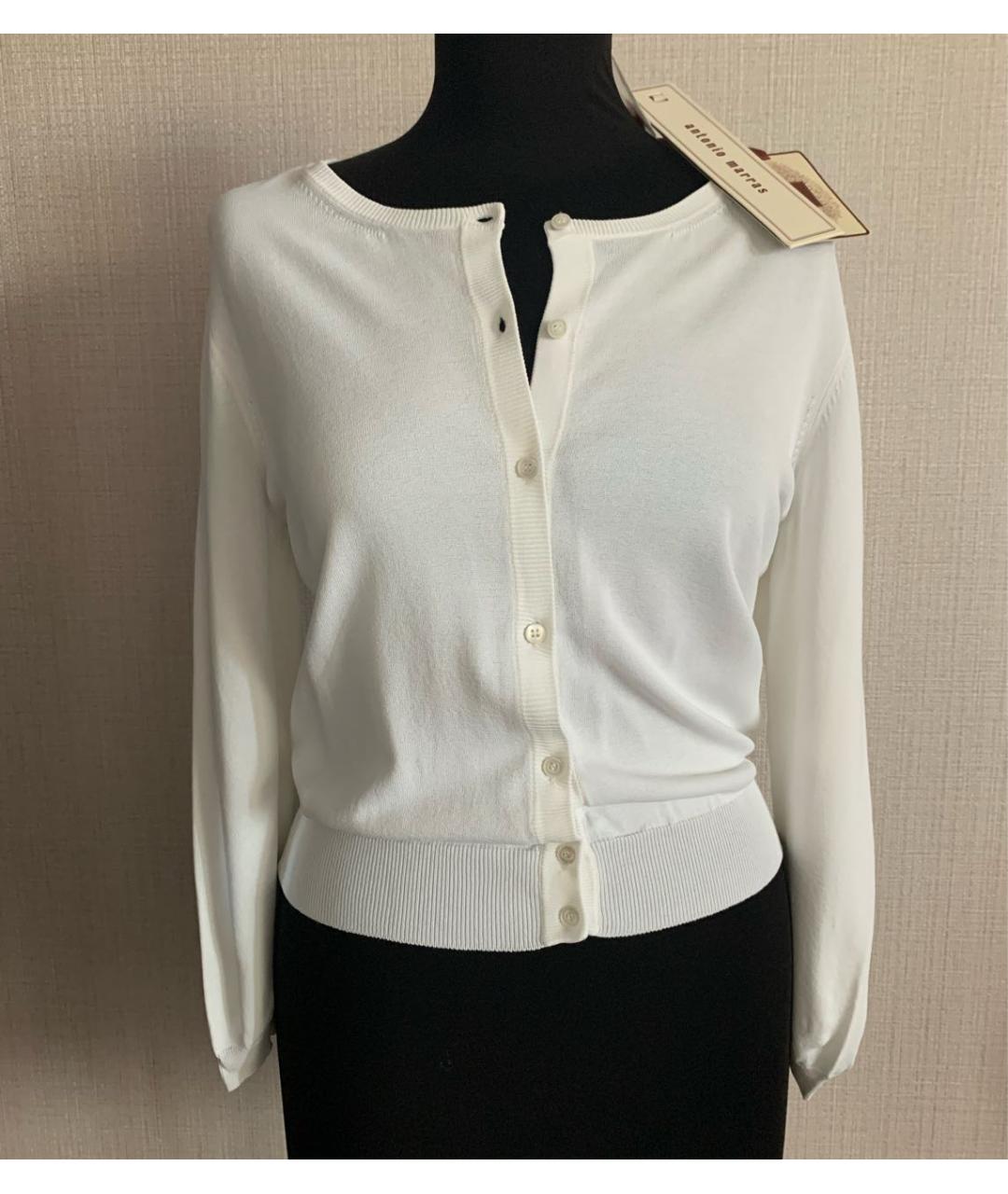 ANTONIO MARRAS Белый вискозный кардиган, фото 4