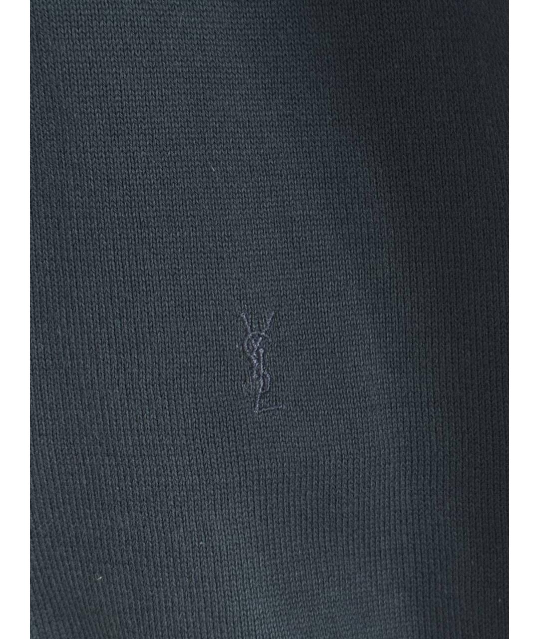 SAINT LAURENT Темно-синий джемпер / свитер, фото 4