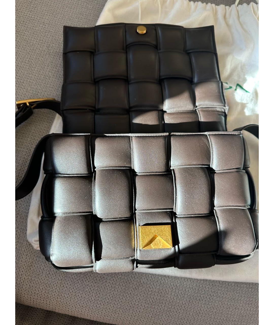 BOTTEGA VENETA Коричневая кожаная сумка через плечо, фото 4