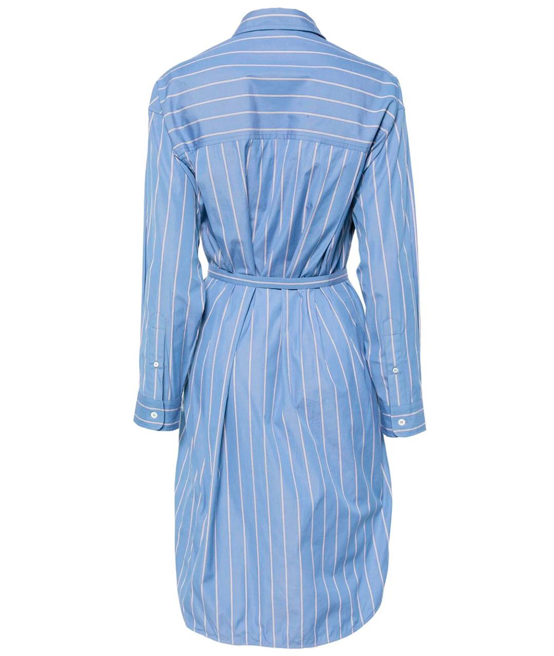 A.P.C. Голубое хлопковое повседневное платье, фото 2