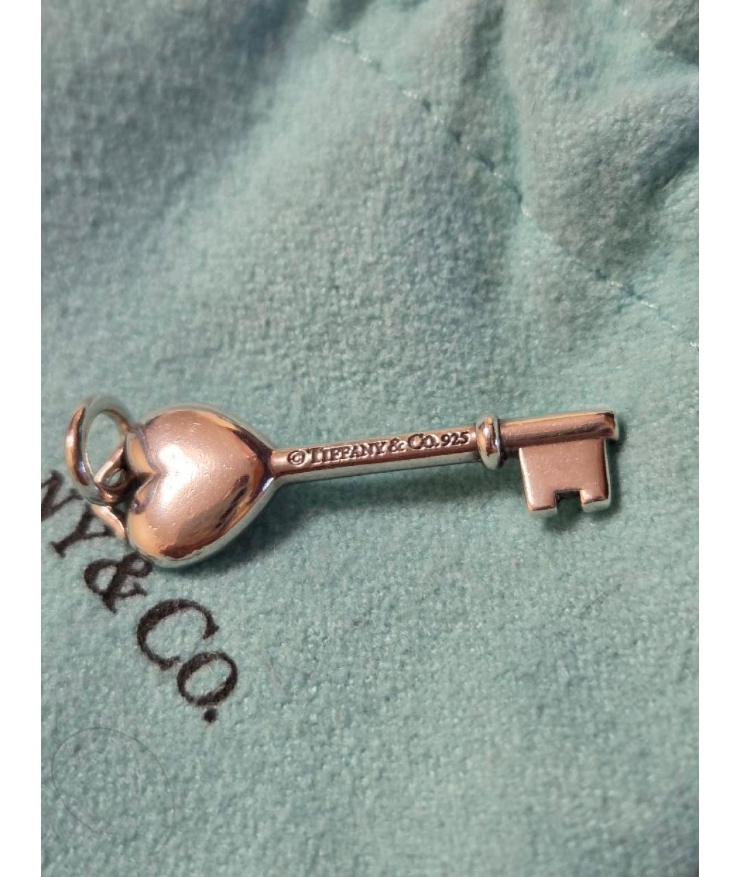 TIFFANY&CO Бирюзовая серебряная подвеска, фото 3