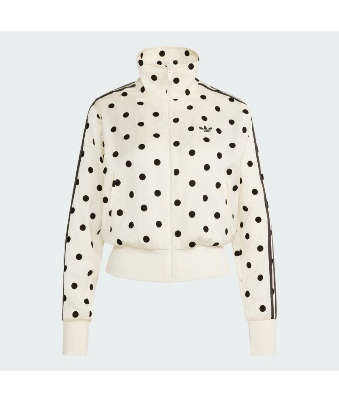 ADIDAS Белая полиэстеровая спортивная куртка, фото 5