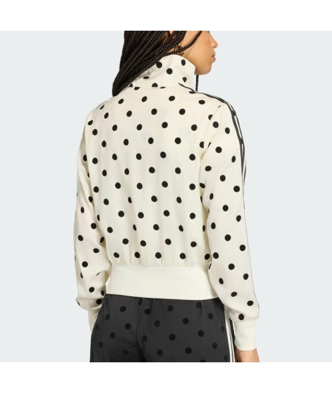 ADIDAS Белая полиэстеровая спортивная куртка, фото 2