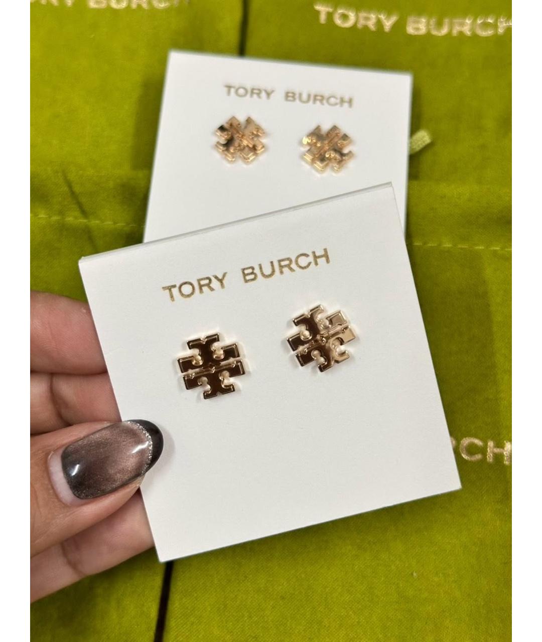 TORY BURCH Золотые серьги, фото 4