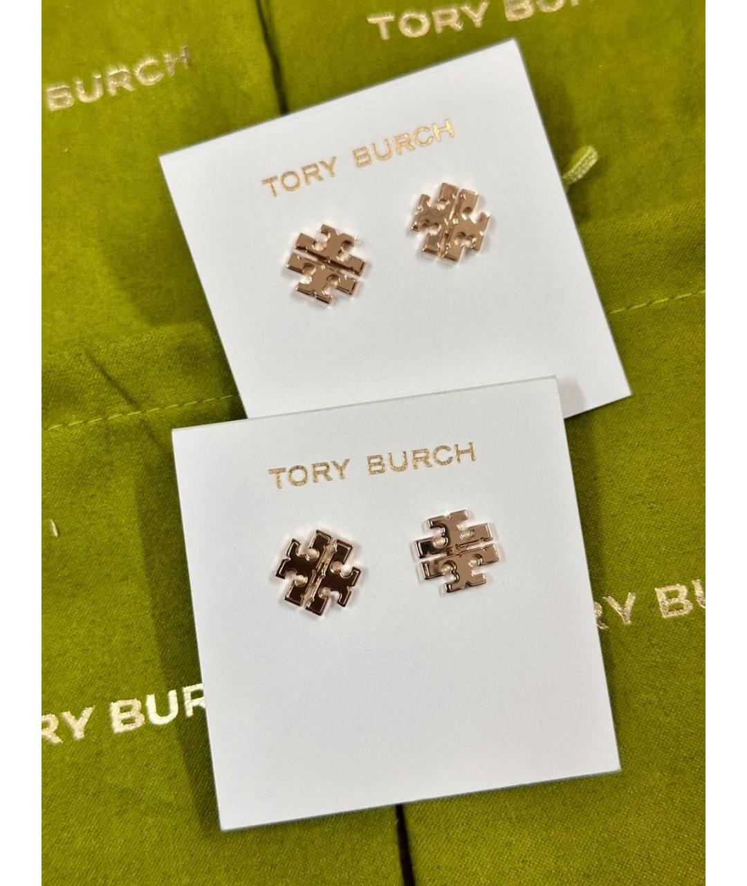 TORY BURCH Золотые серьги, фото 2