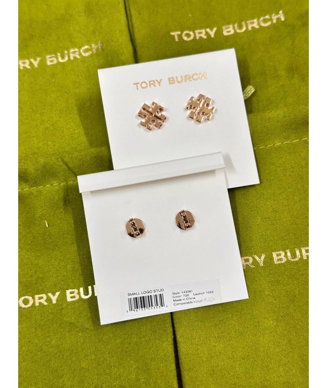 TORY BURCH Золотые серьги, фото 3