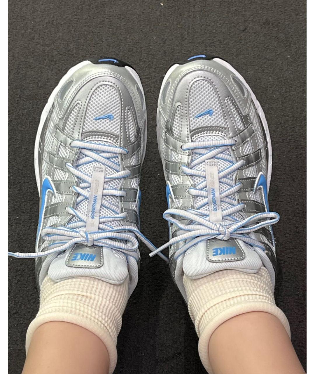 NIKE Серебряные кроссовки, фото 8