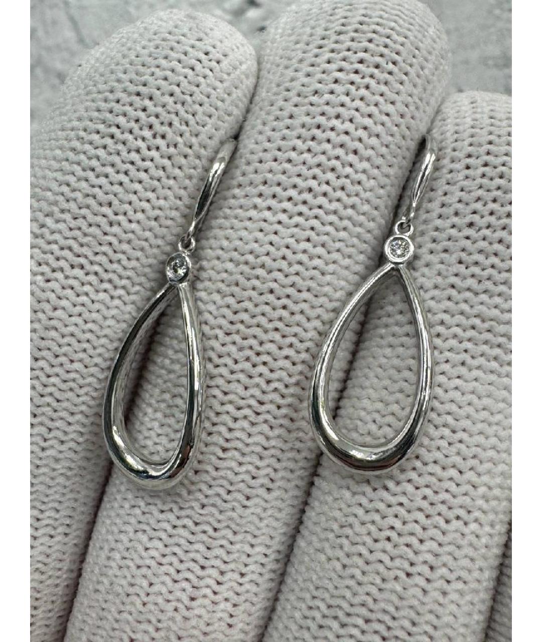 TIFFANY&CO Серебряные серьги из белого золота, фото 7