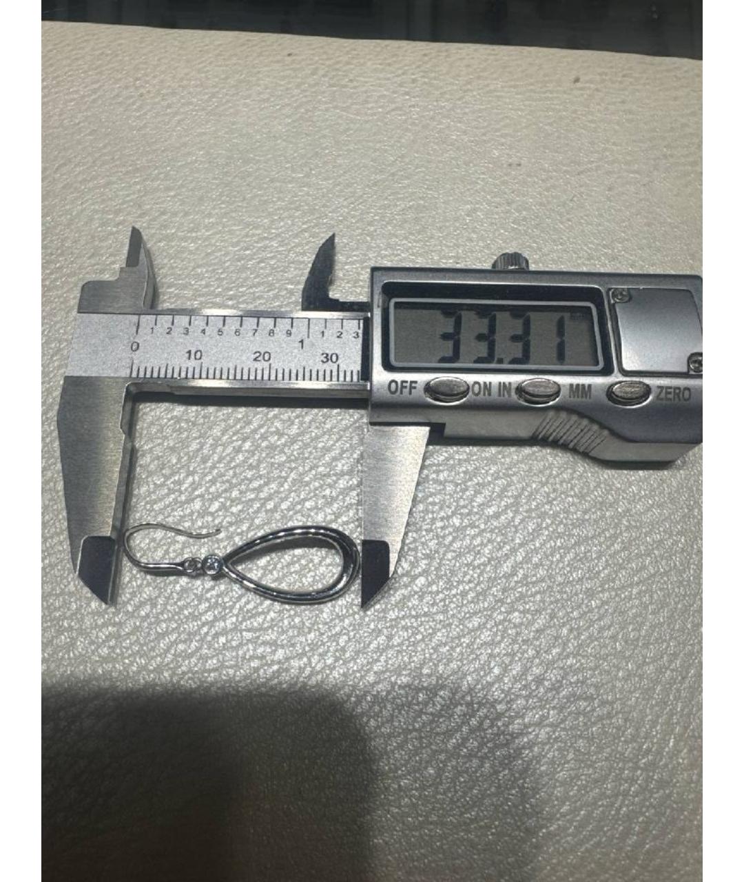 TIFFANY&CO Серебряные серьги из белого золота, фото 5