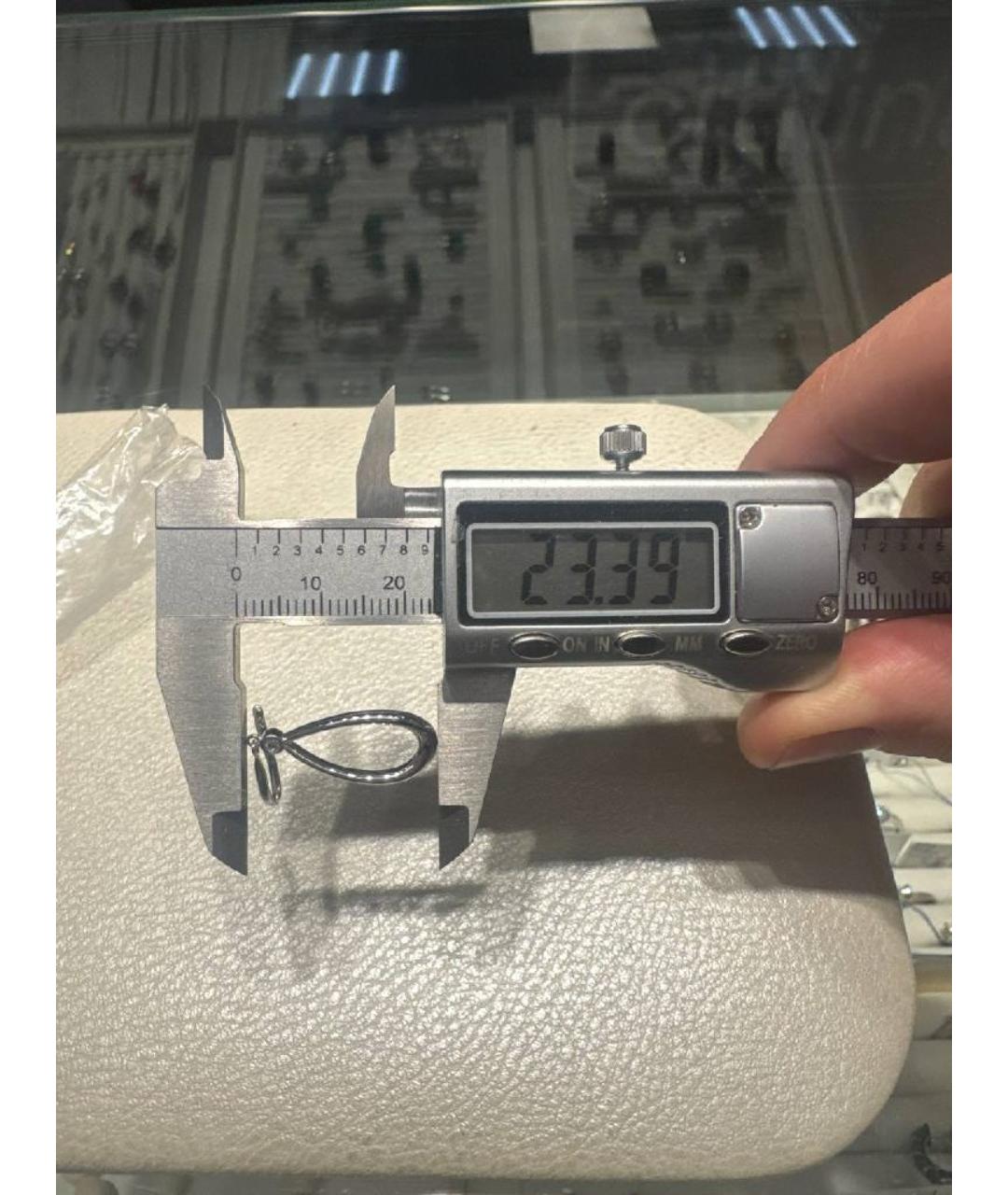 TIFFANY&CO Серебряные серьги из белого золота, фото 6