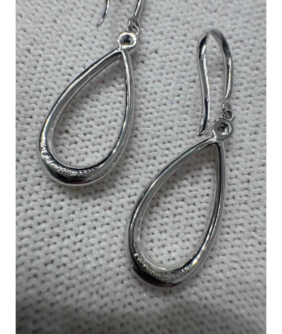 TIFFANY&CO Серебряные серьги из белого золота, фото 2