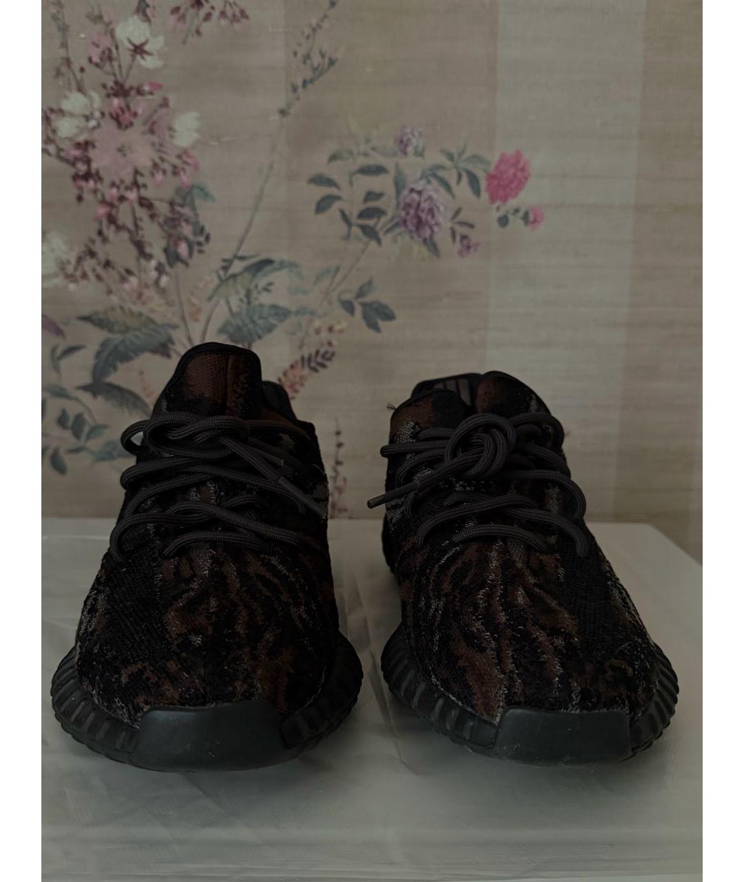 ADIDAS YEEZY Черные текстильные кроссовки, фото 2