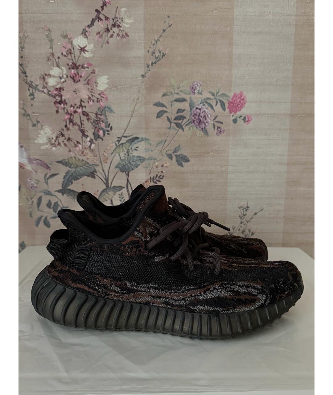 ADIDAS YEEZY Черные текстильные кроссовки, фото 8