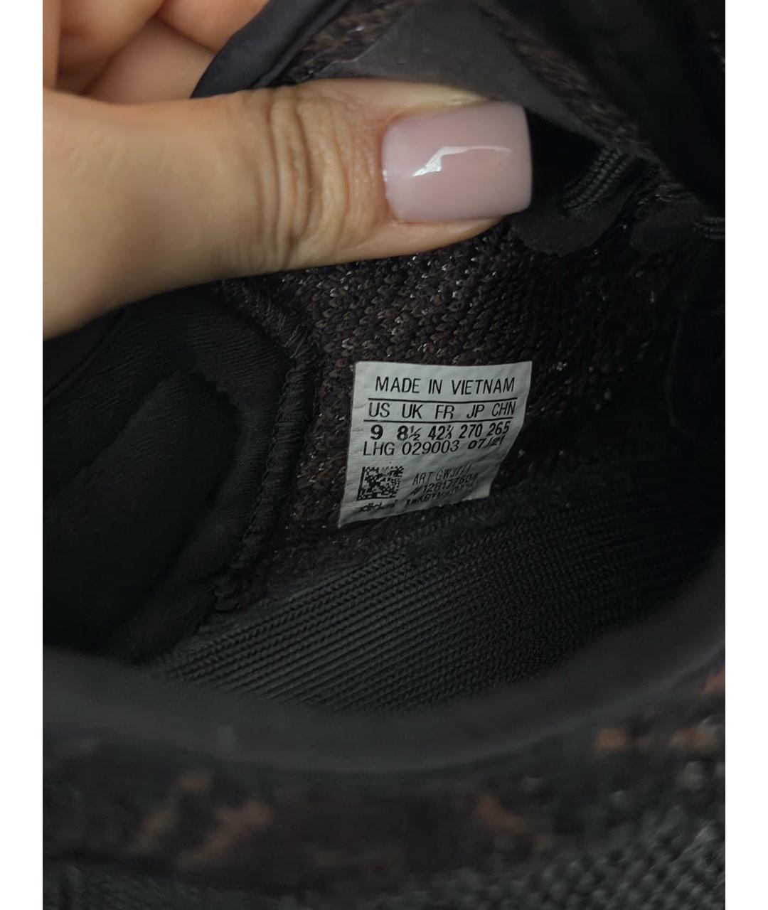 ADIDAS YEEZY Черные текстильные кроссовки, фото 6