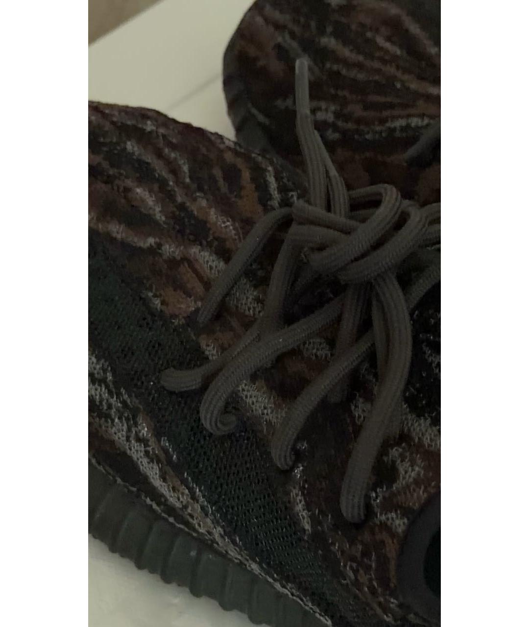 ADIDAS YEEZY Черные текстильные кроссовки, фото 7