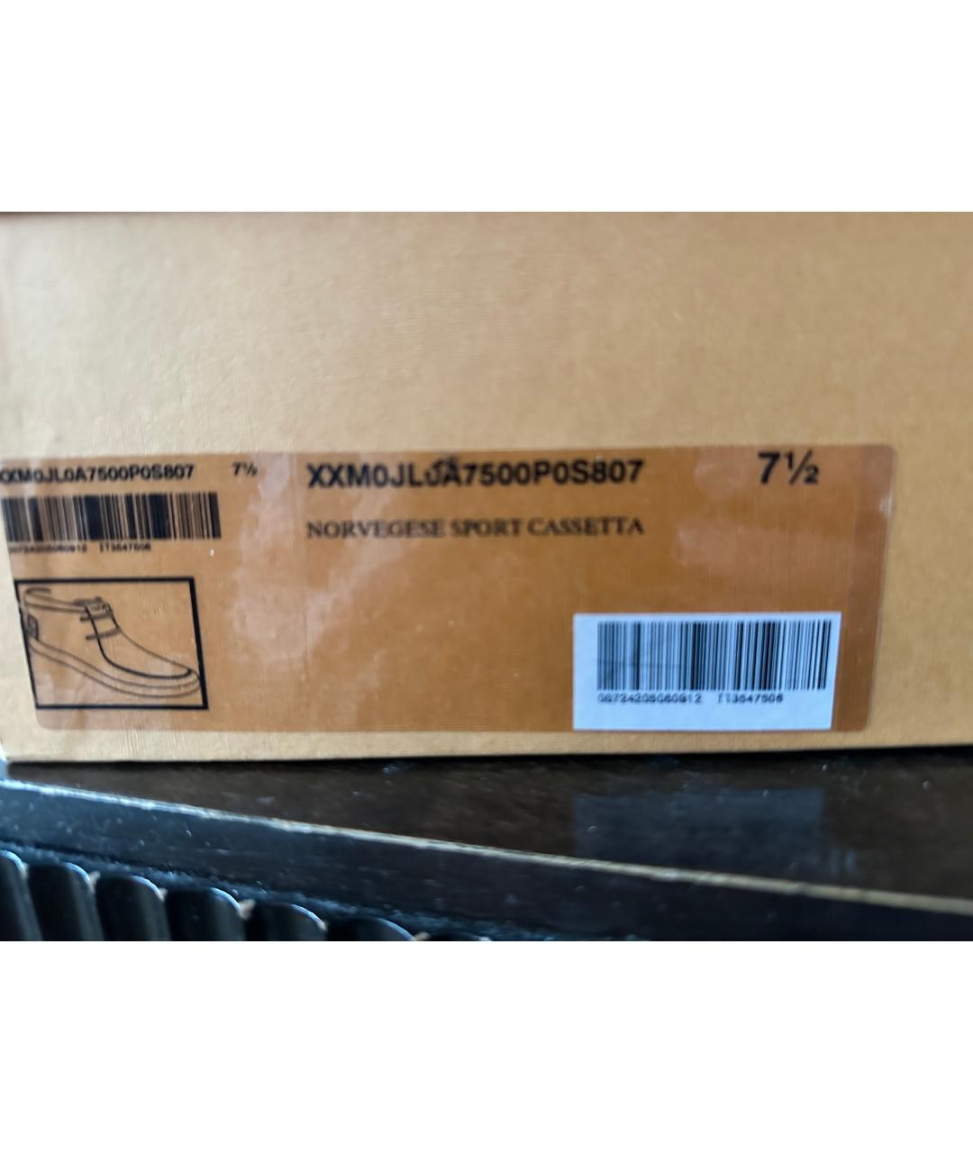 TOD'S Коричневые замшевые низкие ботинки, фото 5