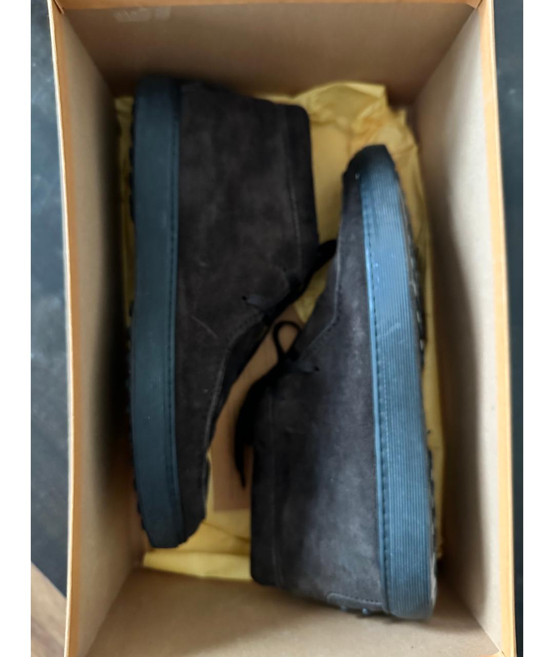 TOD'S Коричневые замшевые низкие ботинки, фото 3