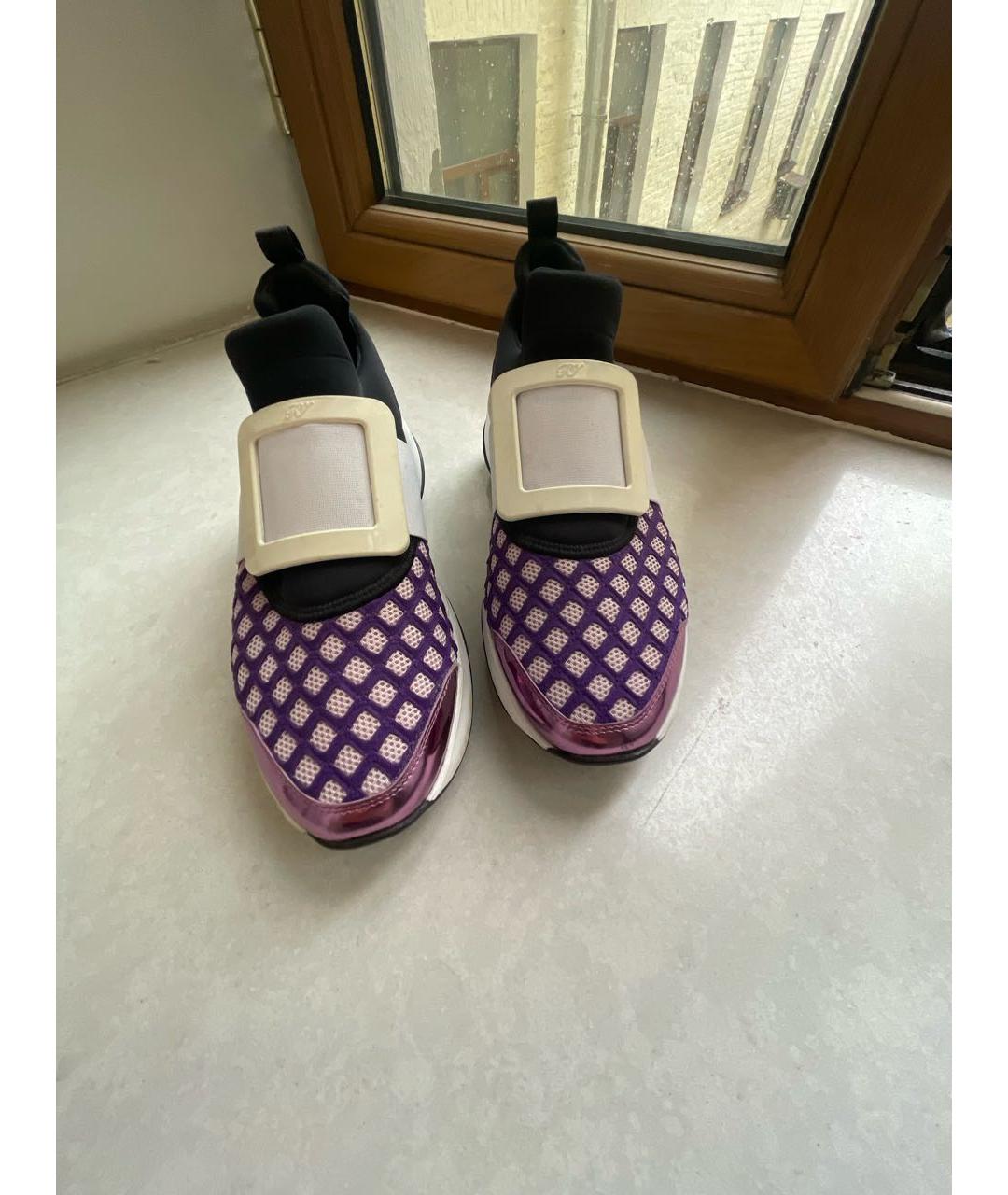 ROGER VIVIER Мульти неопреновые кроссовки, фото 2