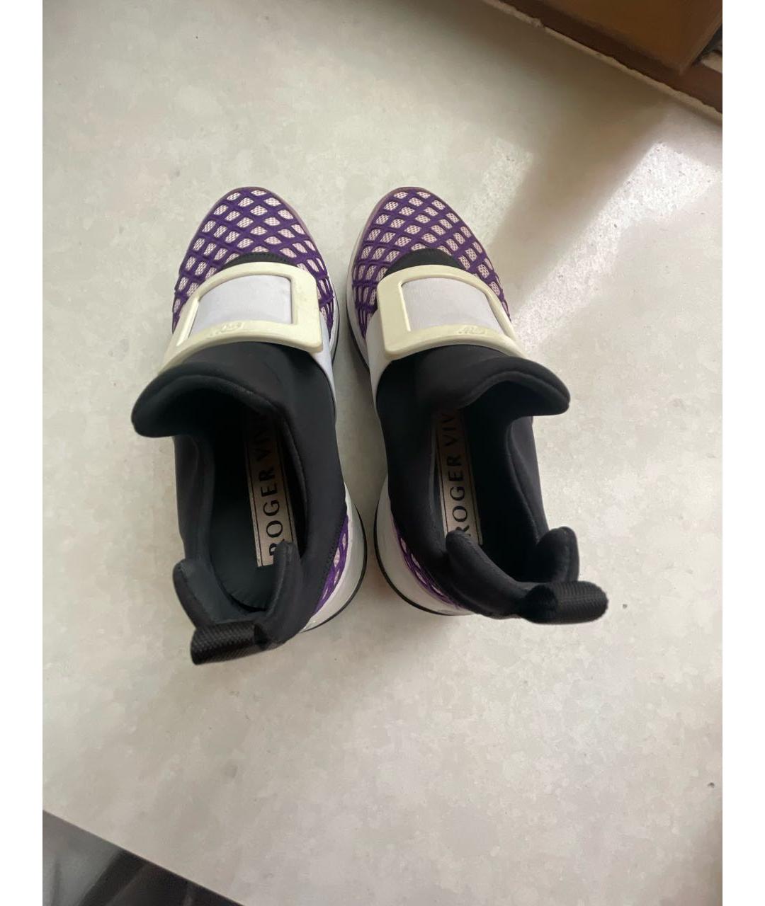 ROGER VIVIER Мульти неопреновые кроссовки, фото 3