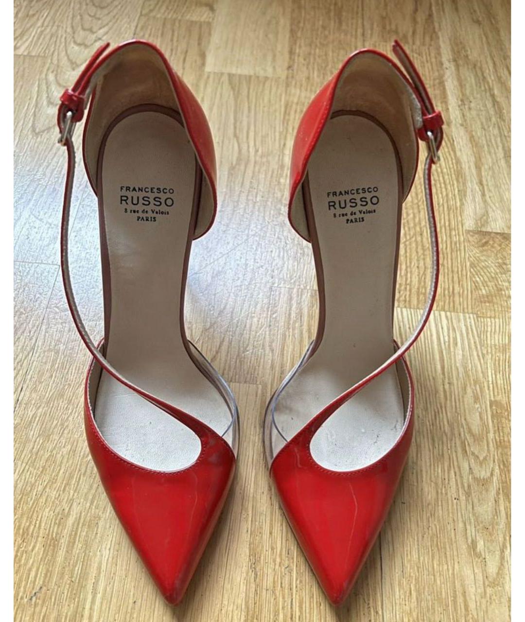 FRANCESCO RUSSO Красные туфли, фото 2