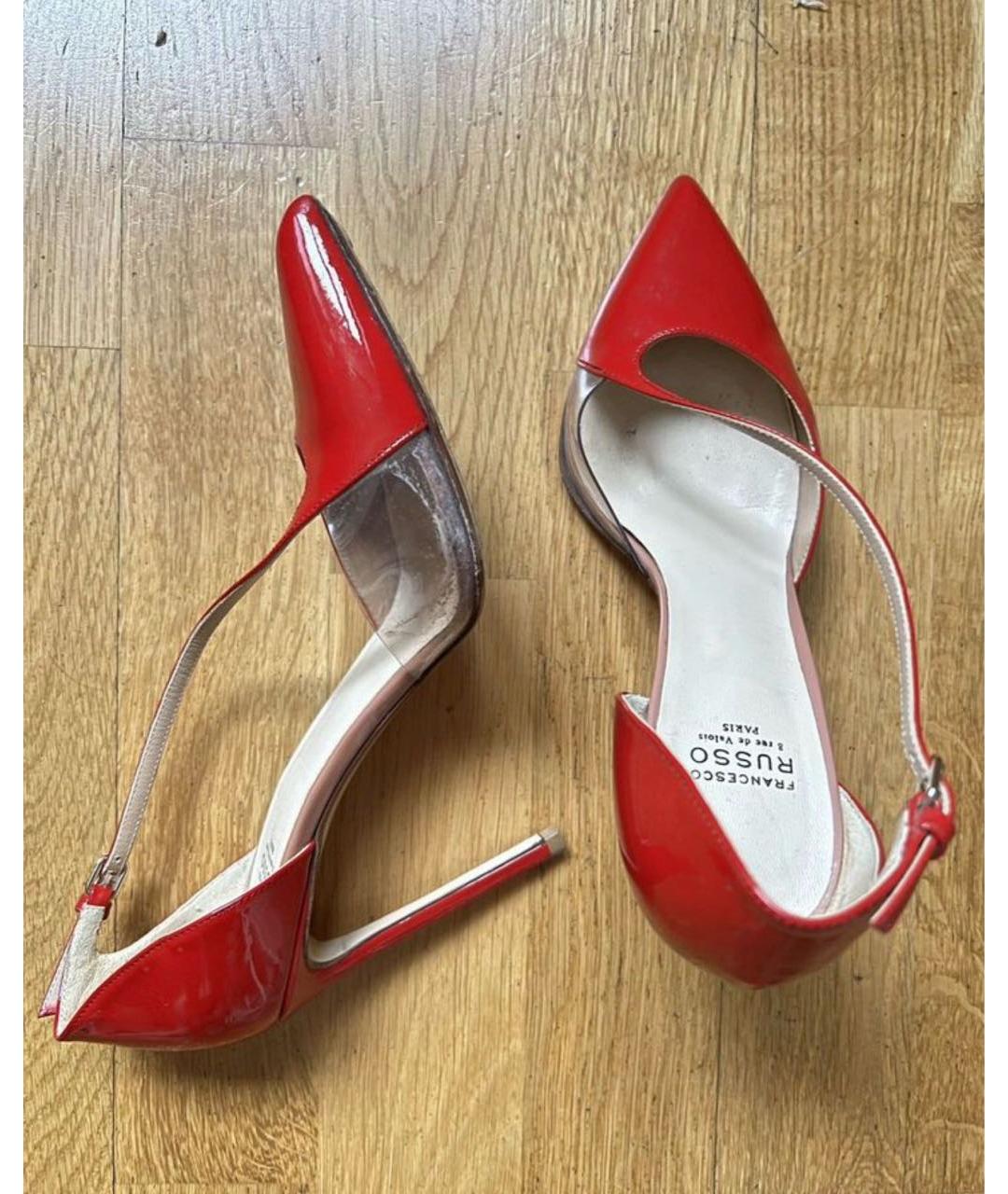 FRANCESCO RUSSO Красные туфли, фото 3