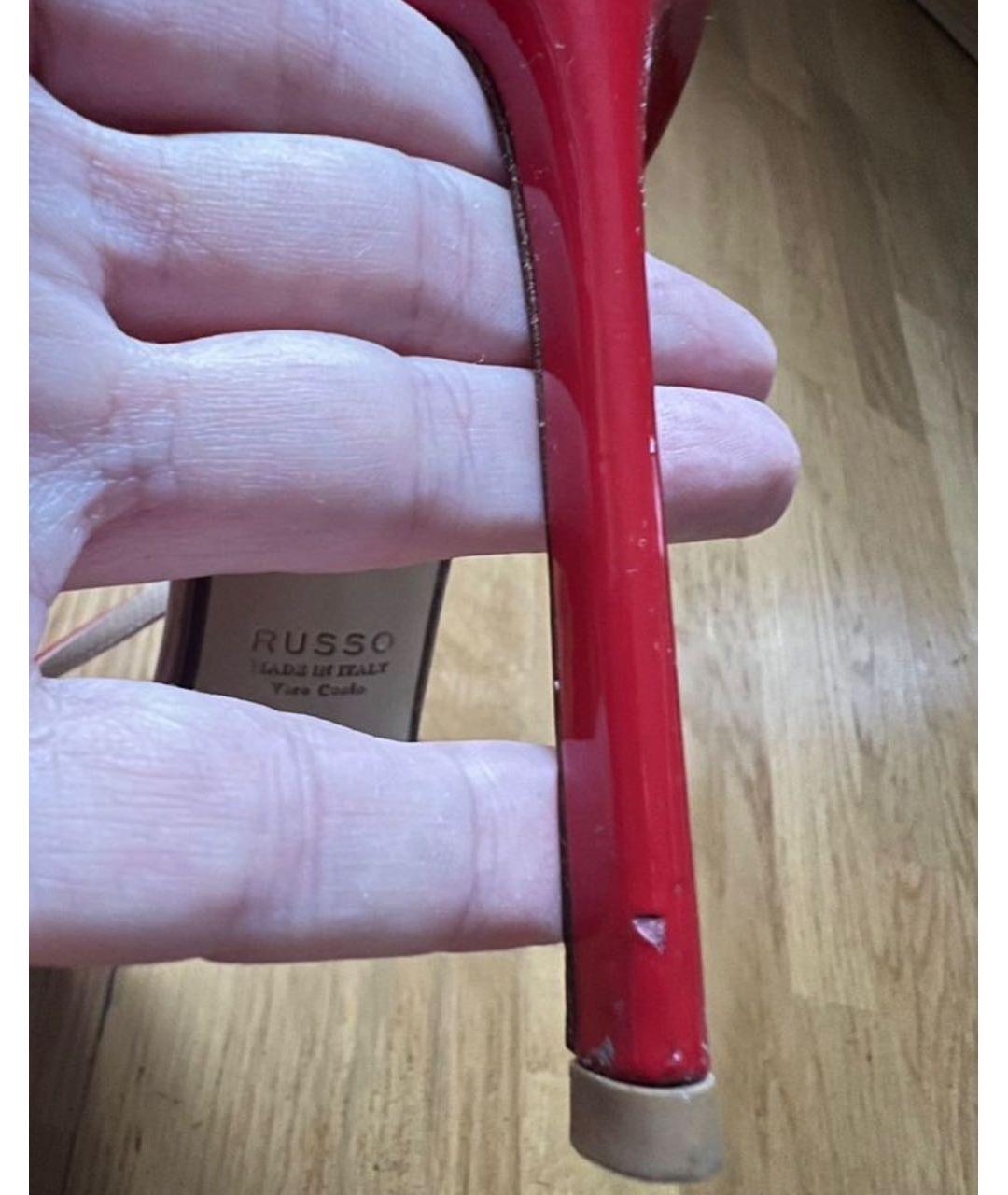 FRANCESCO RUSSO Красные туфли, фото 7