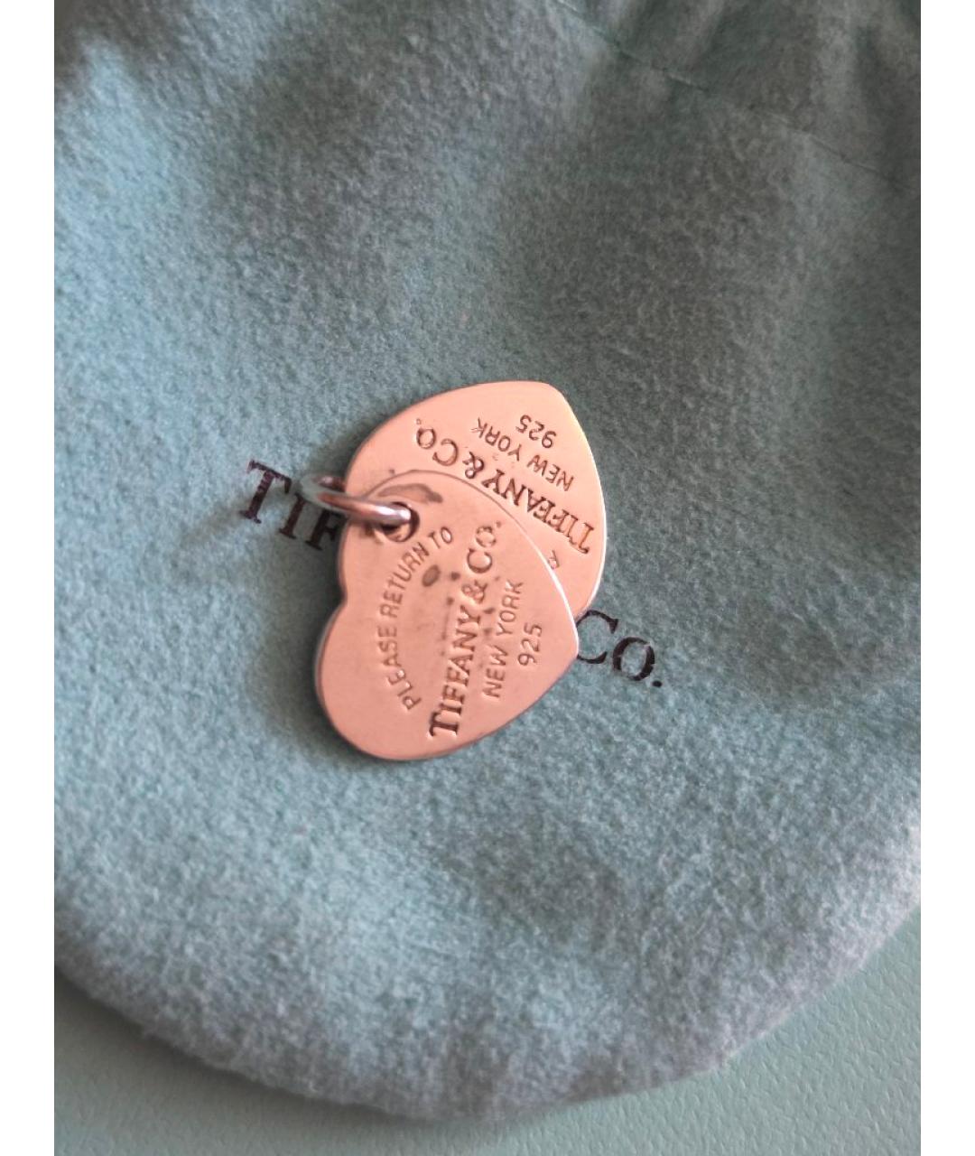 TIFFANY&CO Серебрянный серебряный кулон, фото 4