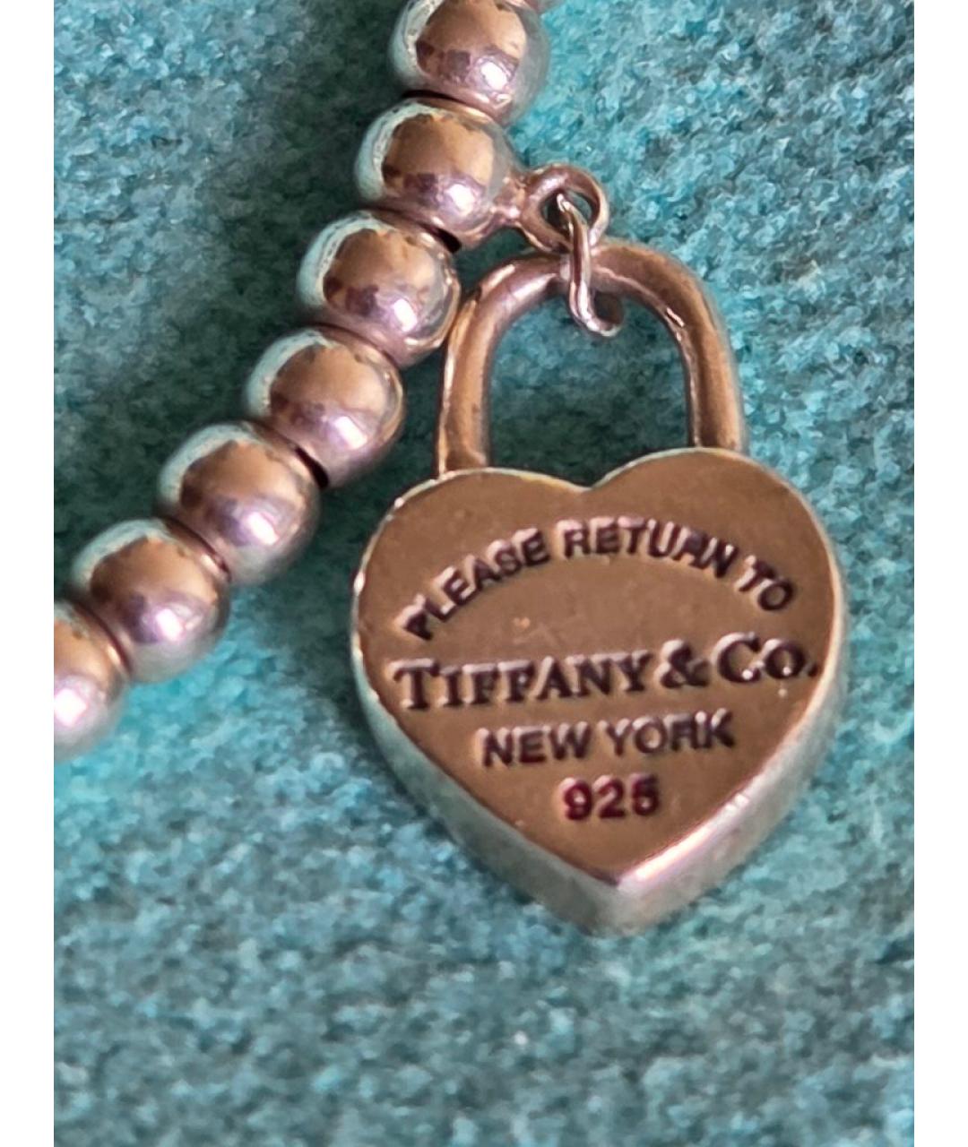 TIFFANY&CO Серебрянный серебряный браслет, фото 2