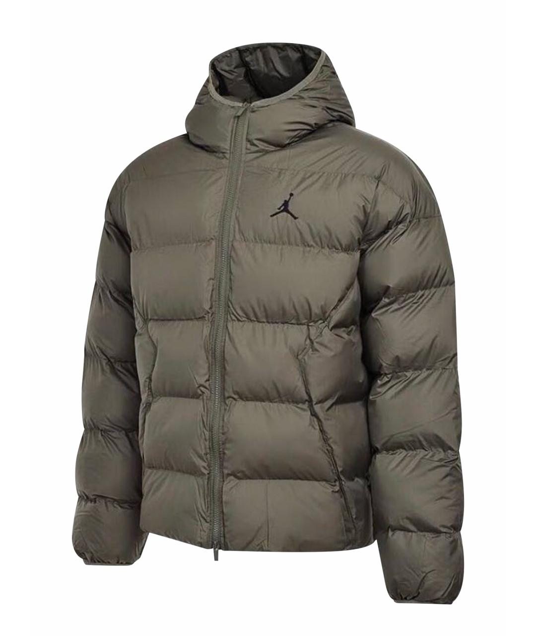 JORDAN Хаки пуховик, фото 1