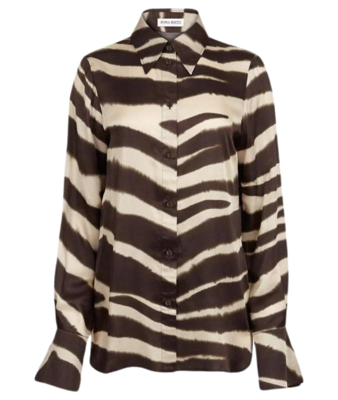 NINA RICCI Мульти шелковая блузы, фото 1