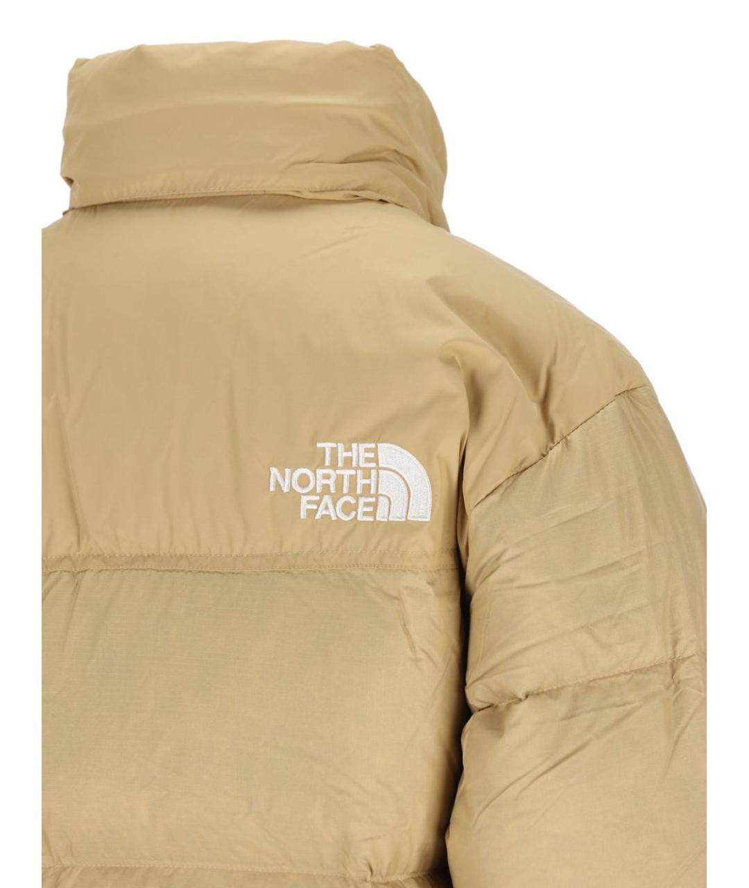 THE NORTH FACE Бежевый полиамидовый пуховик, фото 3