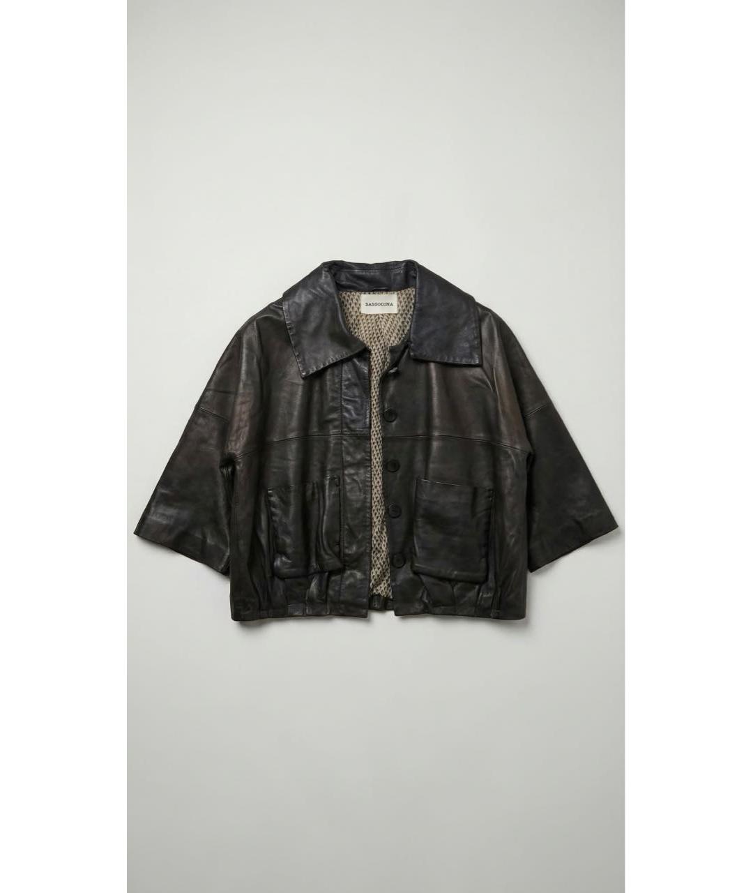 120% LINO Коричневая кожаная куртка, фото 5