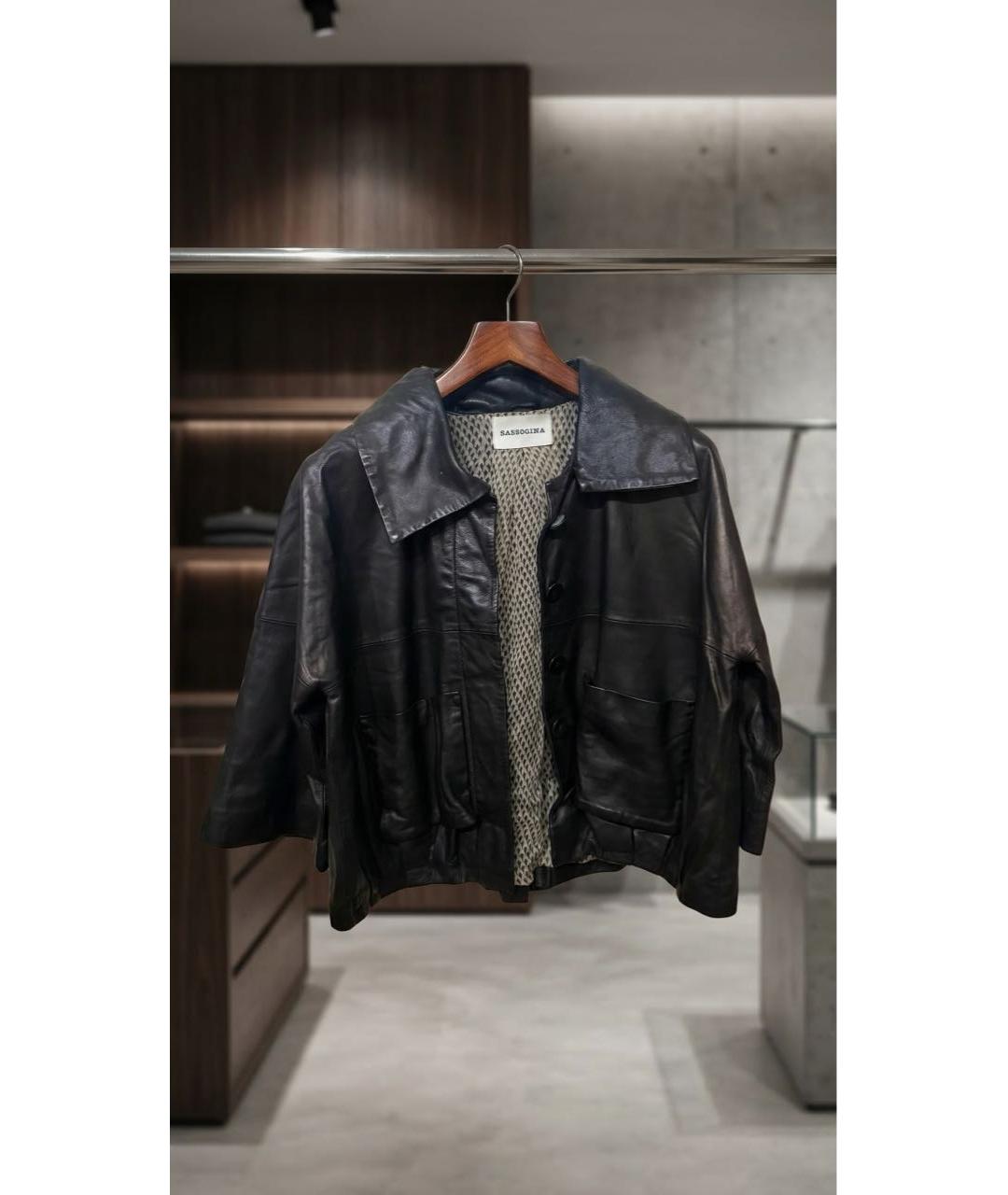 120% LINO Коричневая кожаная куртка, фото 3