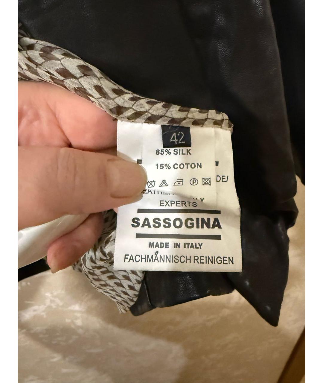 120% LINO Коричневая кожаная куртка, фото 7