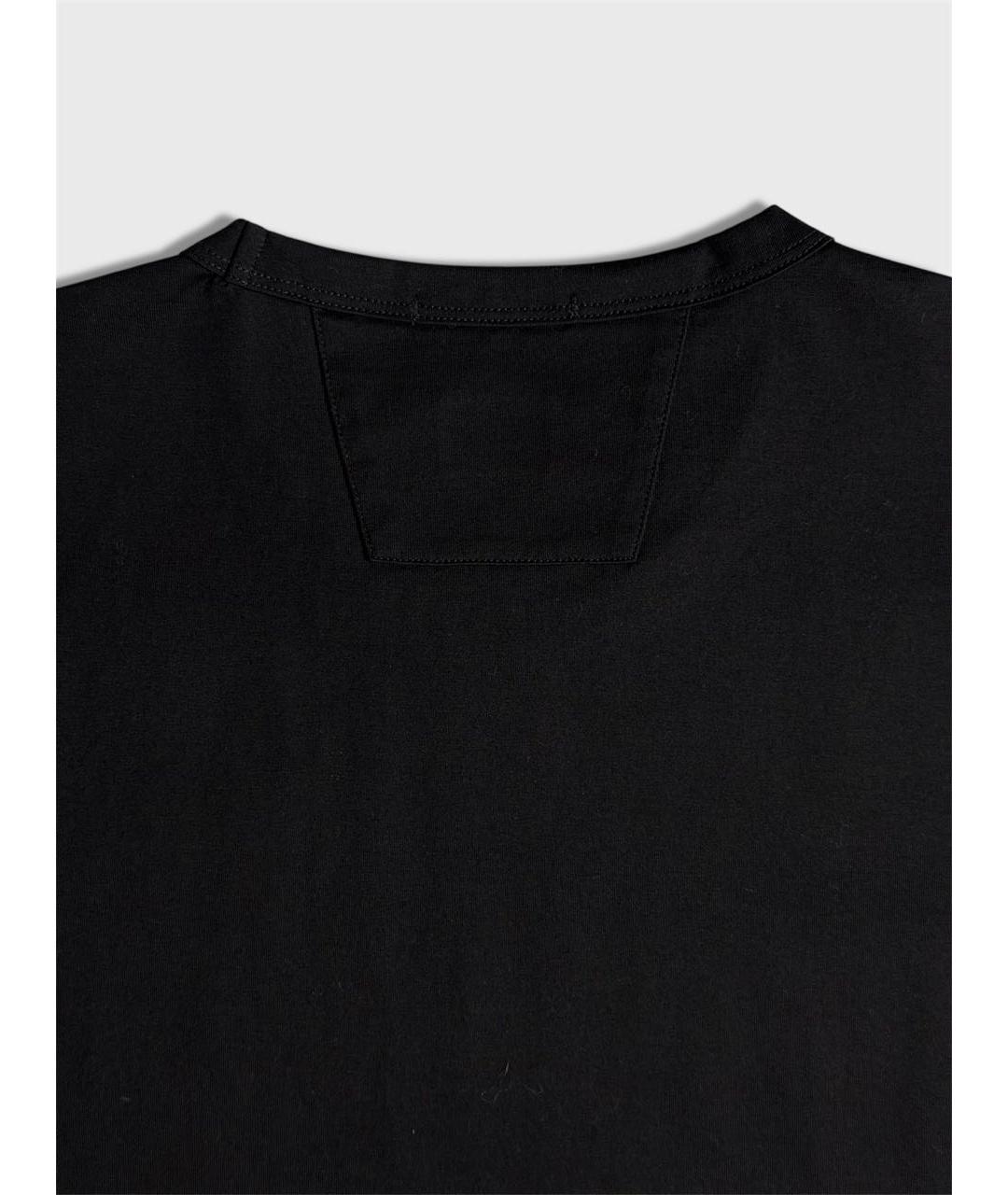 CP COMPANY Черная хлопковая футболка, фото 5