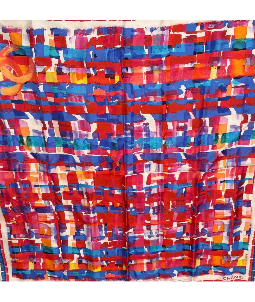 CHANEL Мульти шелковый платок, фото 5