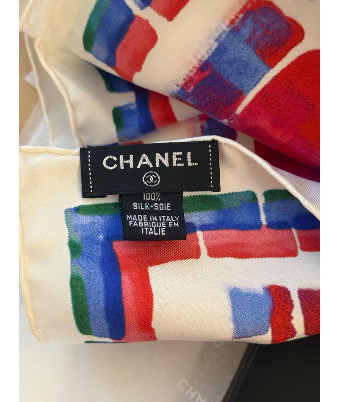 CHANEL Мульти шелковый платок, фото 4