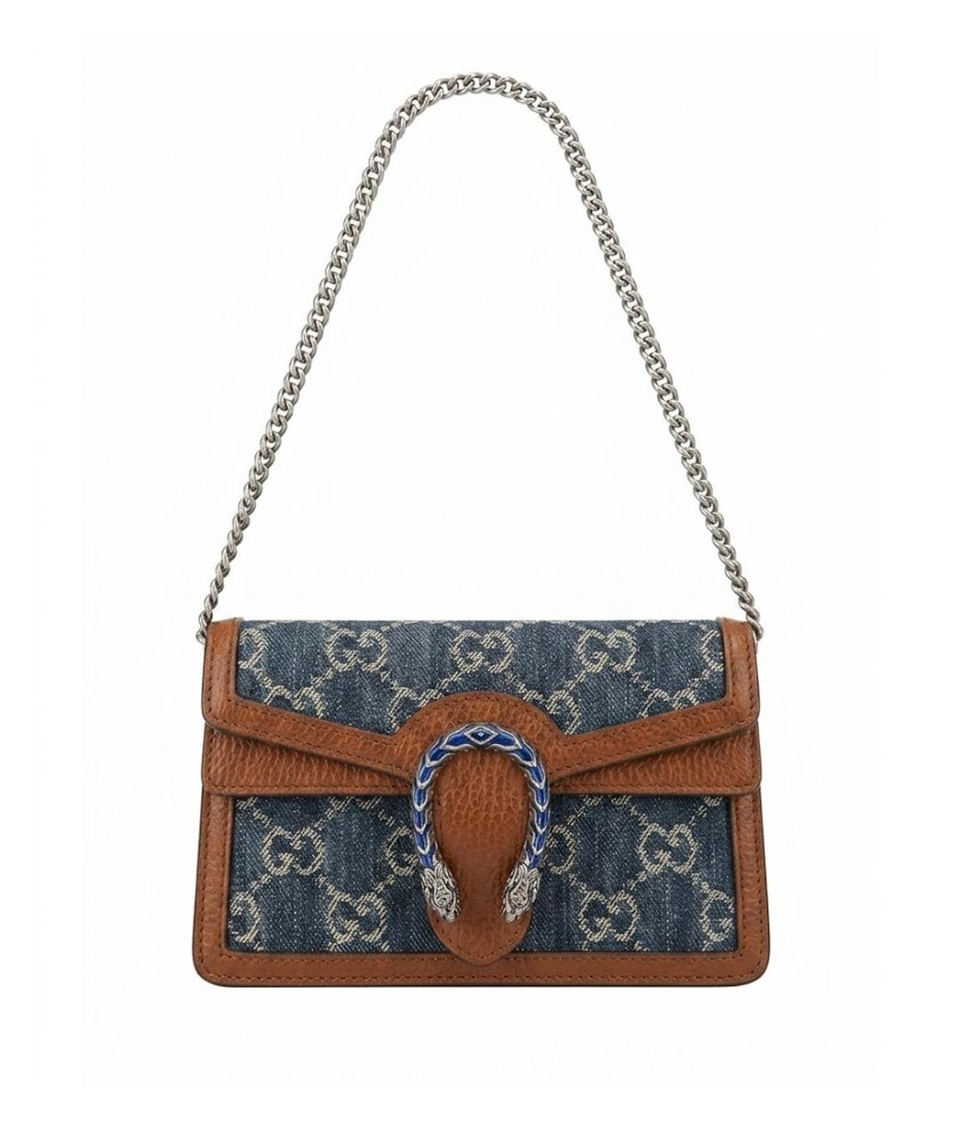 GUCCI Синяя сумка через плечо, фото 1