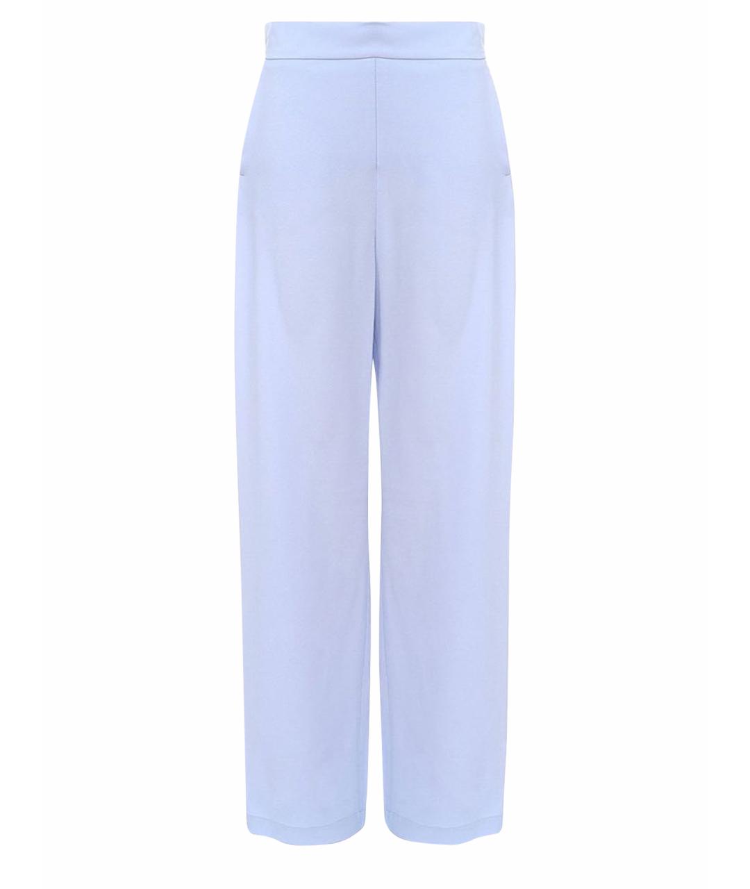 MANTU Голубые ацетатные брюки широкие, фото 1