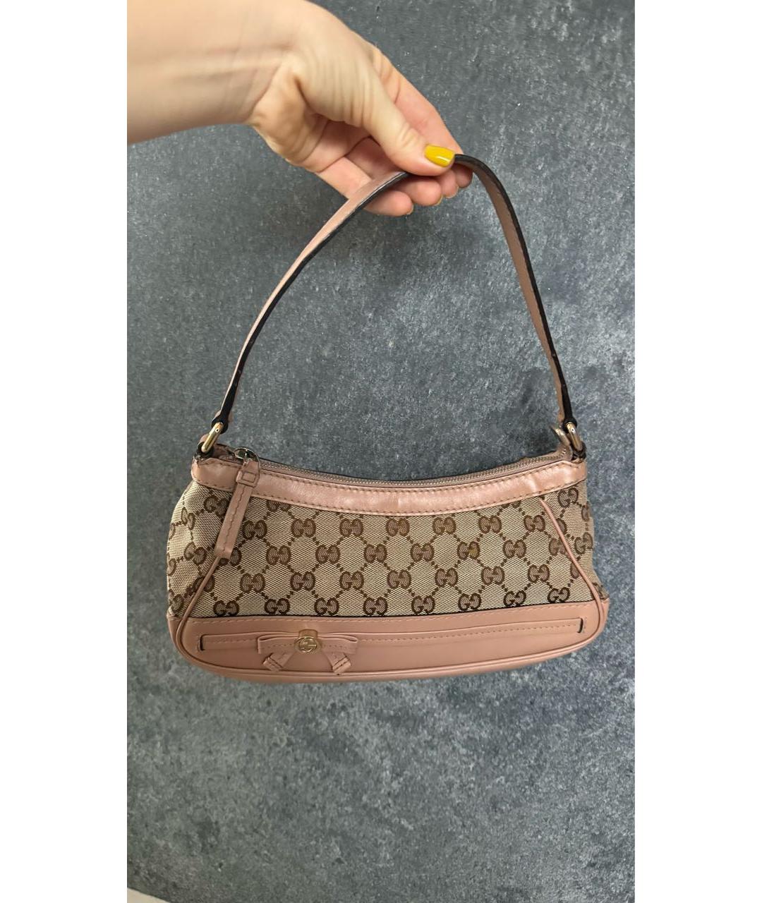 GUCCI Коричневая сумка с короткими ручками, фото 2