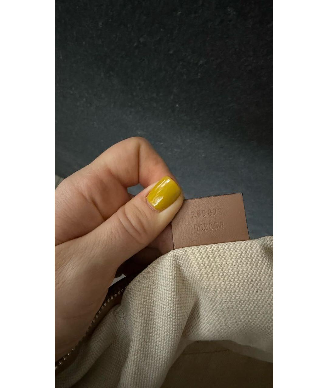 GUCCI Коричневая сумка с короткими ручками, фото 8