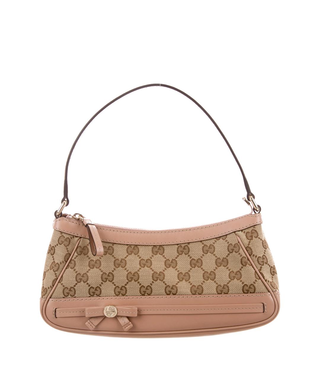 GUCCI Коричневая сумка с короткими ручками, фото 1