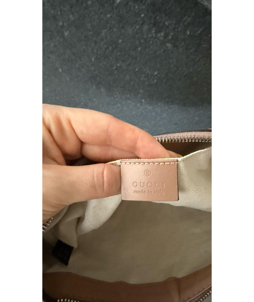 GUCCI Коричневая сумка с короткими ручками, фото 6