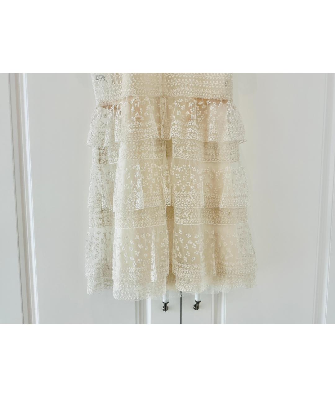 VALENTINO Белое вечернее платье, фото 9