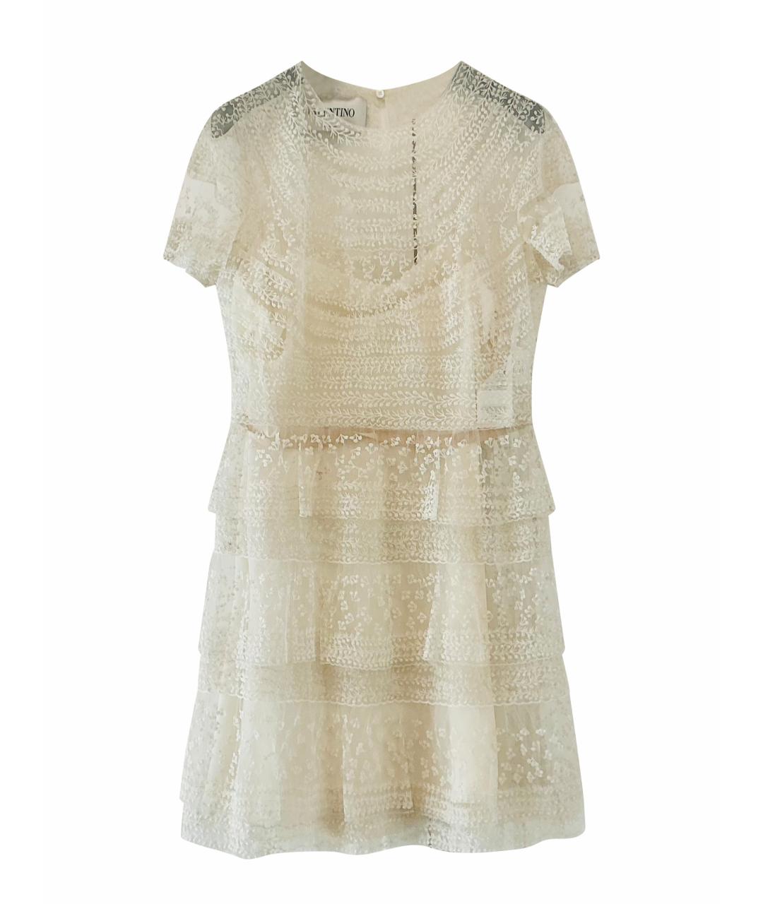 VALENTINO Белое вечернее платье, фото 1