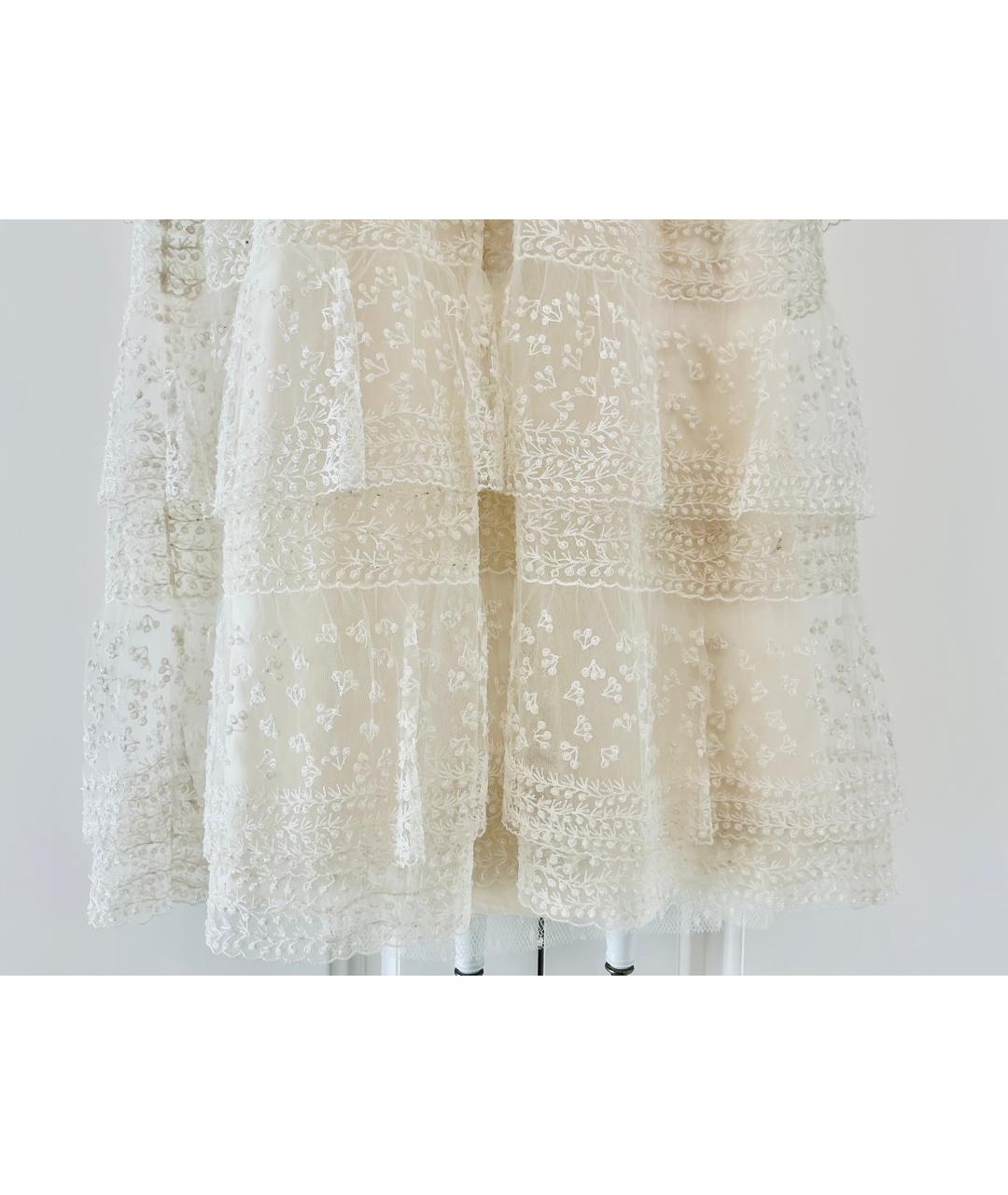 VALENTINO Белое вечернее платье, фото 3