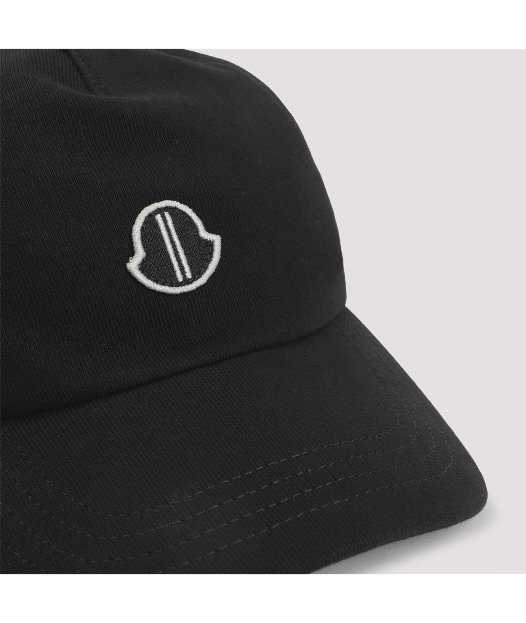 MONCLER Черная хлопковая кепка/бейсболка, фото 3