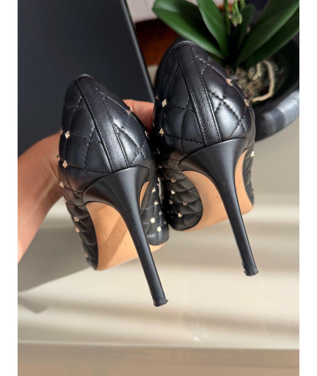 VALENTINO Черные кожаные туфли, фото 2